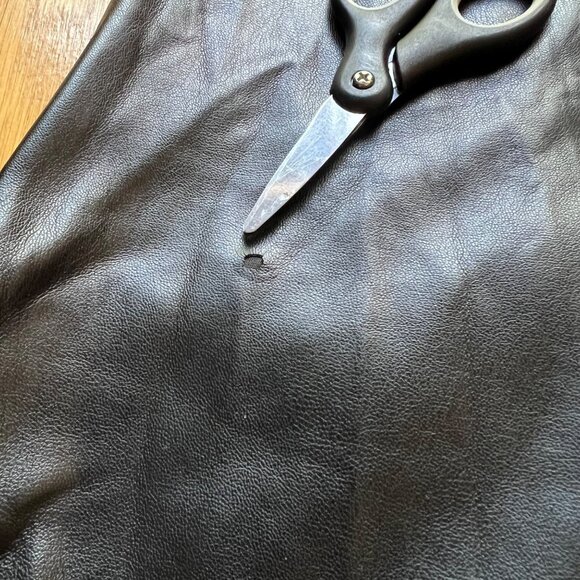 House Of Harlow 1960 Size L Vamp Black Faux Leather Sleeveless Slit Midi Dress - Picture 9 of 16